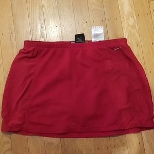 Nike Sphere Dry Fit Red Tennis Skirt